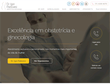 Tablet Screenshot of igorpadovesi.com.br